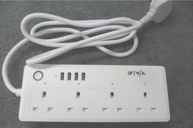 The WiFi Smart Power Strip 13A extension lead has been recalled Photo: European Commission