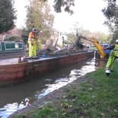 The canal clean-up