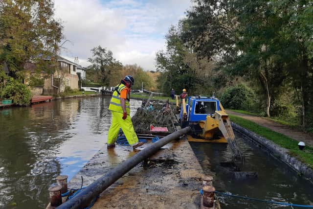 The canal clean-up