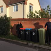 Cllrs Bradburn and Montague will the wheelie bins