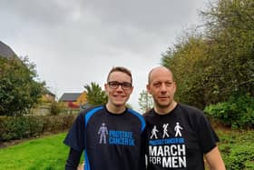 Ben with dad Paul