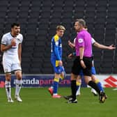 Referee Chris Sarginson got some key decisions wrong according to Russell Martin