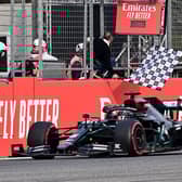 Lewis Hamilton wins at Imola