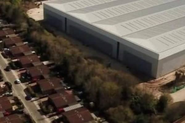 The 18m tall Blakelands warehouse