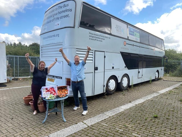 The Bus Shelter bus has been specially converted
