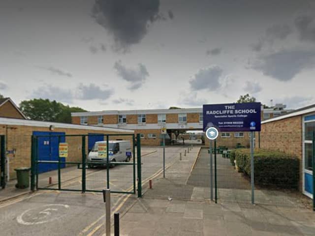The Radcliffe School. Photo: Google Maps