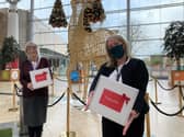 intu staff with the Thinking of You packages
