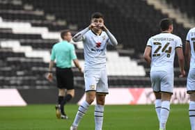 Ste Walker celebrates his goal against Hull City