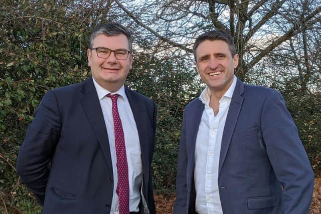 MPs Iain Stewart (left) and Ben Everitt