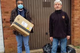 The Lions Club in Bletchley donated eight sleeping bags to Homeless MK