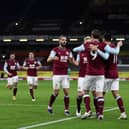 Burnley celebrate