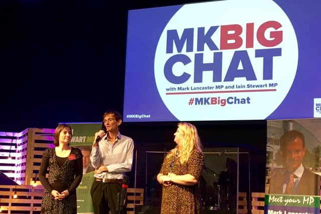 Julian sharing His Experiences of homelessness at an MKBigChat  event