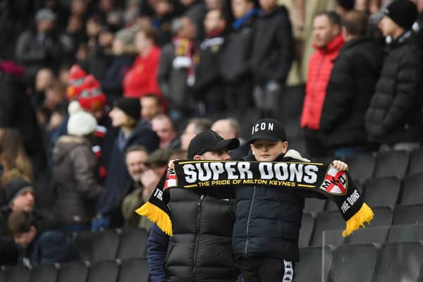 MK Dons supporters