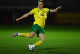 Ethan Vaughan of Norwich U21s