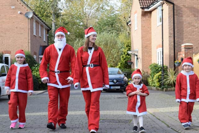 Milton Keynes residents are invited to dash around Willen Lake dressed up as Santa this year to raise money for charity
