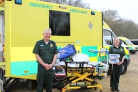 Team members at South Central Ambulance Service