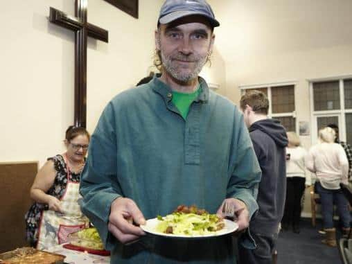 Pre-Covid, community halls provided perfect eating and sleeping places for the homeless