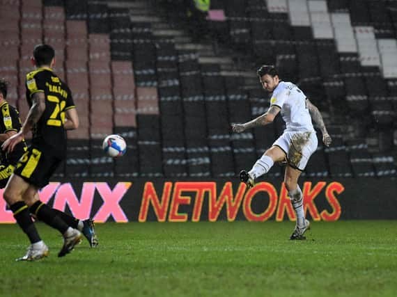 Ben Gladwin's strike opened the scoring against Bristol Rovers