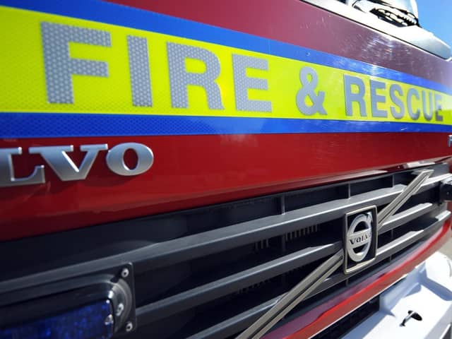 Firefighters said they believe the incident was a suspected arson