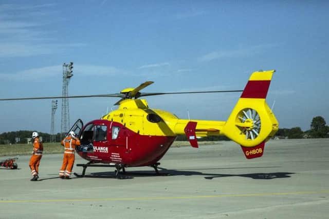 Thames Valley Air Ambulance was called 197 times in 12 months in Milton Keynes