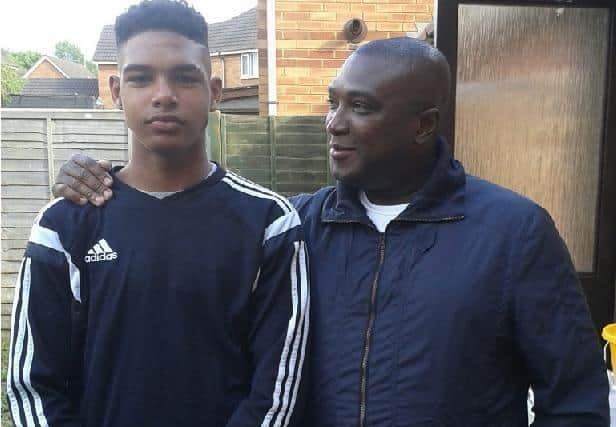 Dom Ansah and his dad Dominic Owusu-Ansah