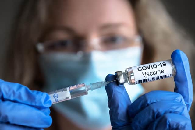 The NHS will never ask for bank details when offering a Covid vaccine