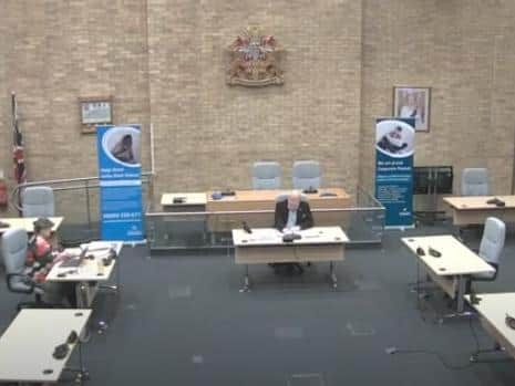 The council chamber in Milton Keynes