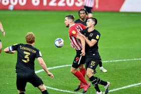 Warren O'Hora in action against Sunderland