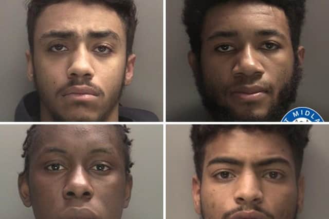 The four men were today found guilty of murder