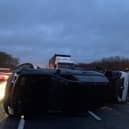 This was the scene on the M1 during Wednesday's morning rush hour. Photo: @HighwaysEMIDS