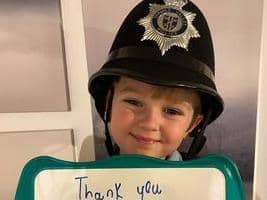 Little Jack Mills wrote a special message