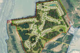 Three Locks Golf Club site plan PHOTO: WS Planning