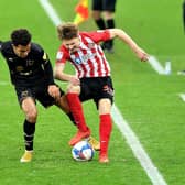 Matthew Sorinola in action against Sunderland