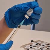 A Covid vaccine is prepared