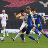 Scott Fraser scored the equaliser against AFC Wimbledon back in October