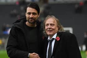 Russell Martin with chairman Pete Winkelman