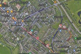 Galley Hill and London Road in Stony Stratford will be closed until 16:30 today (February 2) due to ongoing road repairs