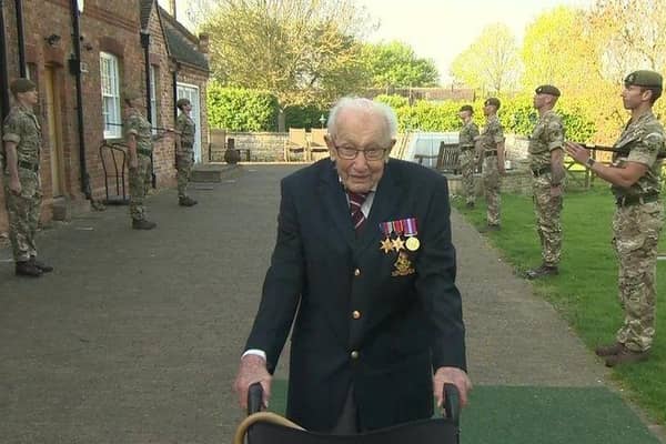 Captain Tom Moore lifted the spirits of the nation during the first lockdown