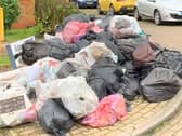 Rubbish is piling up on city streets