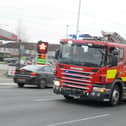 Buckinghamshire Fire and Rescue Service release an injured man and woman following a collision on the M1 in Milton Keynes