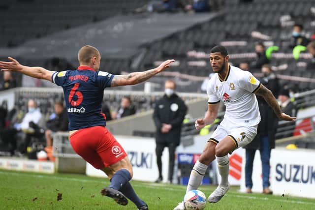 Zak Jules made his debut for Dons against Sunderland