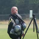 Ian Lanning at training