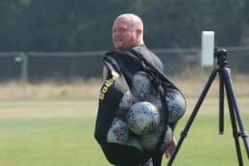 Ian Lanning at training