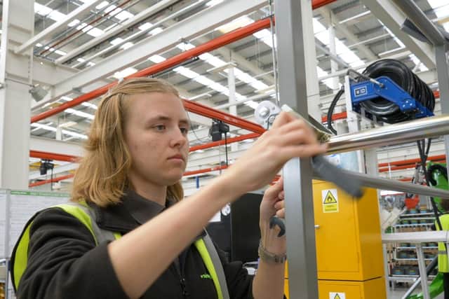 Evie Charles loves being an apprentice at Nifty Lift in Milton Keynes