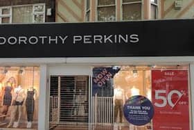 Dorothy Perkins in Bletchley is one of 214 shops to close permanently following Boohoo's buyout of Arcadia