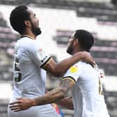 Cameron Jerome and Zak Jules were both on the scoresheet at Spotland