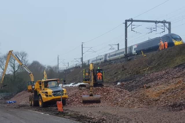 Network Rail repaired a Storm Christoph caused landslip ahead of schedule, meaning trains are running from Milton Keynes to Birmingham from February 13