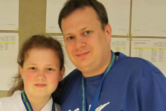 Leah and her dad