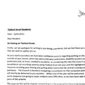 The letter featured the Lib Dem party logo and was signed by "Focus Team" councillors