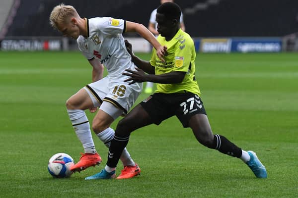 Lasse Sorensen in action against Northampton earlier this season